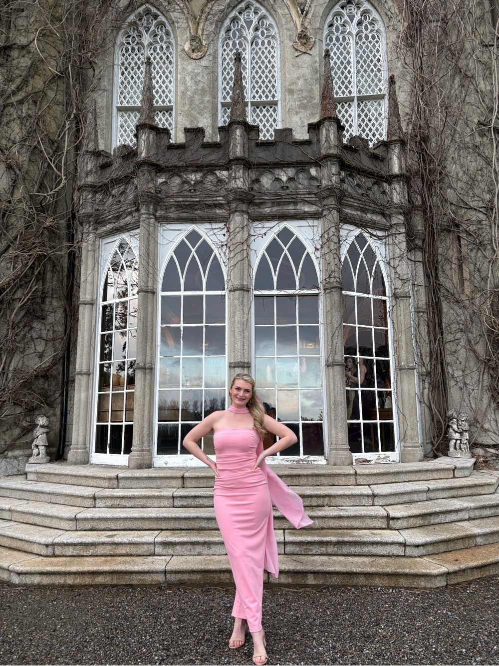 Women’s Wedding Guest Strapless Dress Pink
